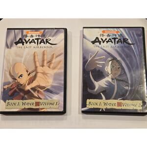 Avatar The Last Airbender Book 1 Water Vol 1 2 DVD Bundle Nickelodeon